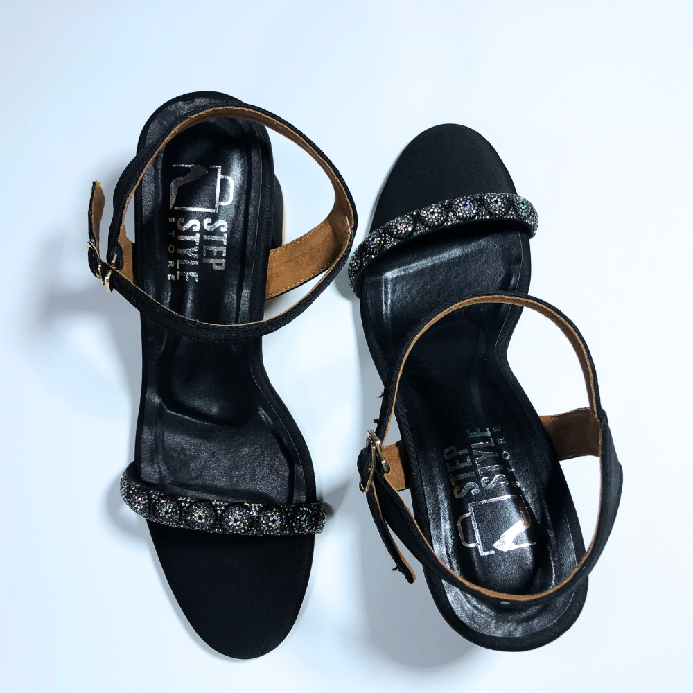 Elegant Sandals with Rhinestone Embellishments – Step Style Store - Image 2