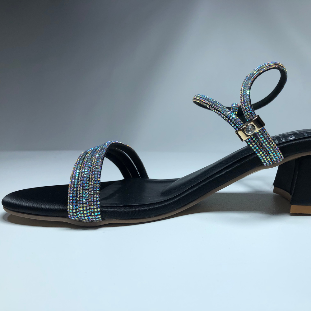 Elegant Rhinestone Embellished Ankle Strap Sandals – Step Style Store - Image 9