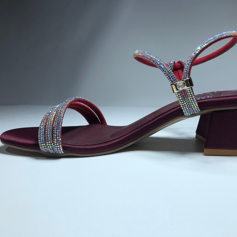 Elegant Rhinestone Embellished Ankle Strap Sandals – Step Style Store - Image 16